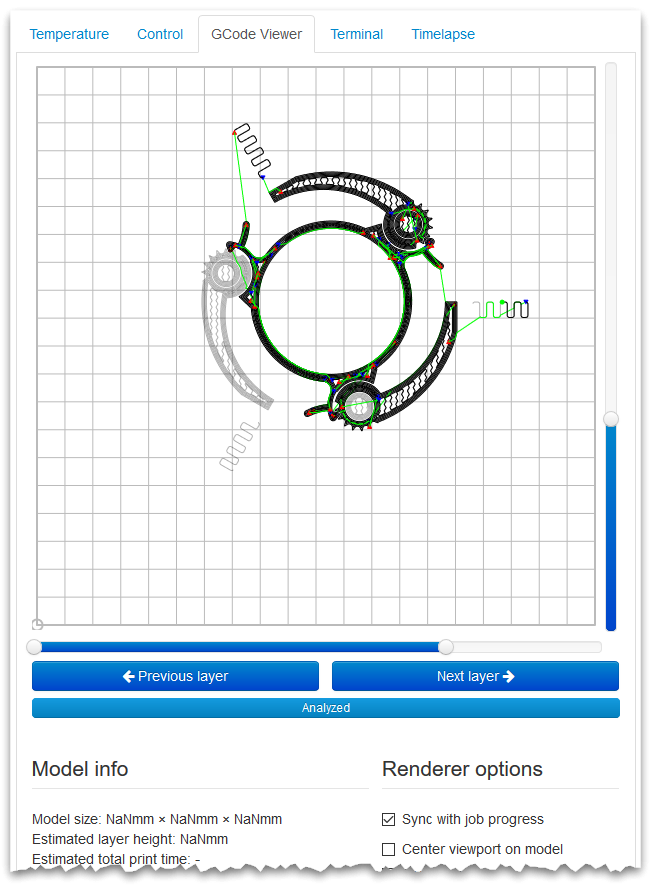 OctoPrint GCode Viewer Plugin